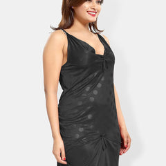 Be You Polka Dots Printed Satin Baby Doll