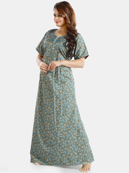 Be You Floral Printed Maxi Nightdress