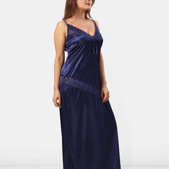Be You Women Shoulder Straps Maxi Nightdress