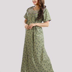 Be You Floral Printed Maxi Nightdress