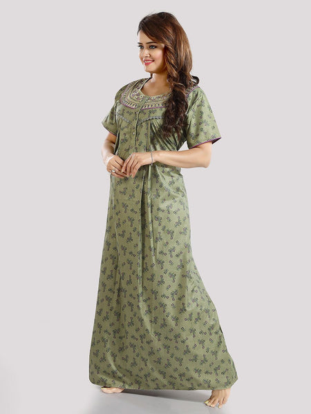 Be You Floral Printed Maxi Nightdress