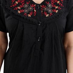 Be You V Neck Maxi Nightdress