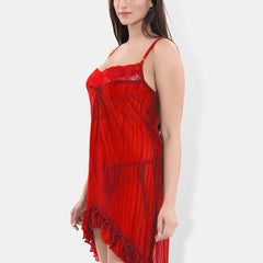 Be You Self Design Shoulder Straps Net Baby Doll