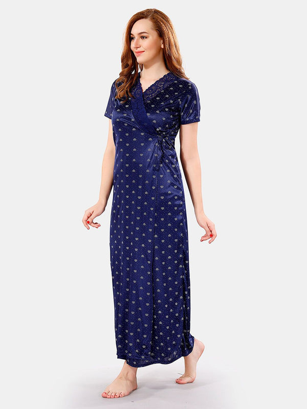 Be You Satin Maxi Nightdress With Robe