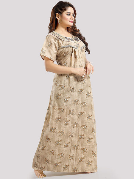 Be You Floral Printed Maxi Nightdress