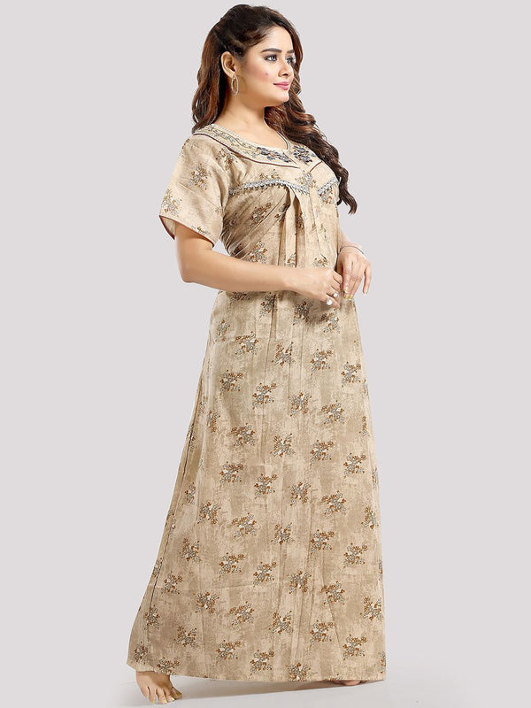 Be You Floral Printed Maxi Nightdress