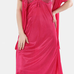 Be You Satin Maxi Nightdress With Robe