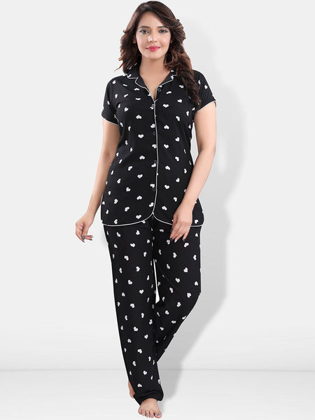 Be You Women Graphic Printed Night suit