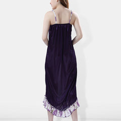 Be You Floral Printed Satin Maxi Nightdress
