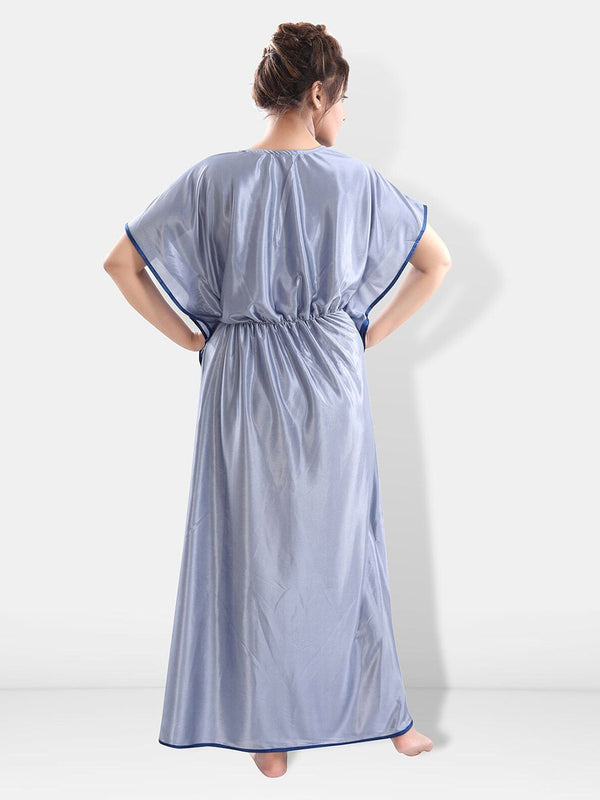Be You V-Neck Satin Maxi Kaftan Nightdress