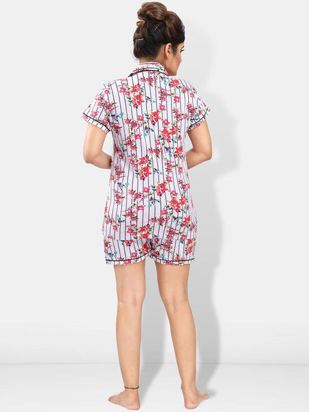 Be You Floral Printed Night Suit