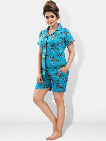 Be You Floral Printed Night suit
