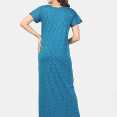 Be You Floral Printed V-Neck Maxi Nightdress