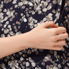 Be You Women Foil Printed Maternity Kurta