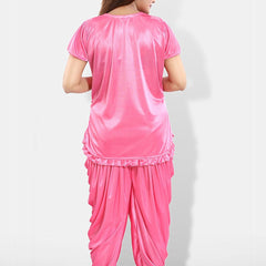 Be You Pack of 2 Square Neck Satin Night suit