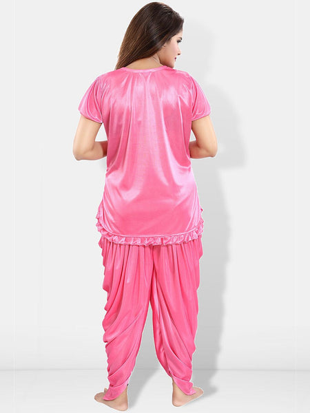 Be You Pack of 2 Square Neck Satin Night suit