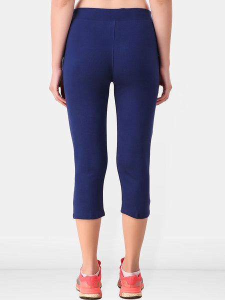 Be You Cotton Solid Three Fourth -Length Tights