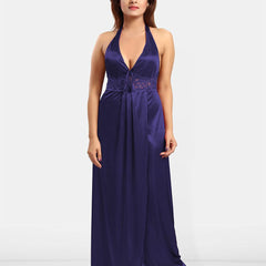 Be You Halter Neck Satin Maxi Nightdress