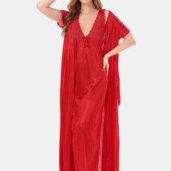 Be You Satin Maxi Nightdress With Robe