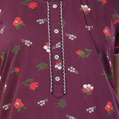 Be You Floral Printed Maxi Nightdress