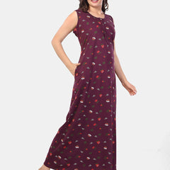 Be You Printed Maxi Nightdress