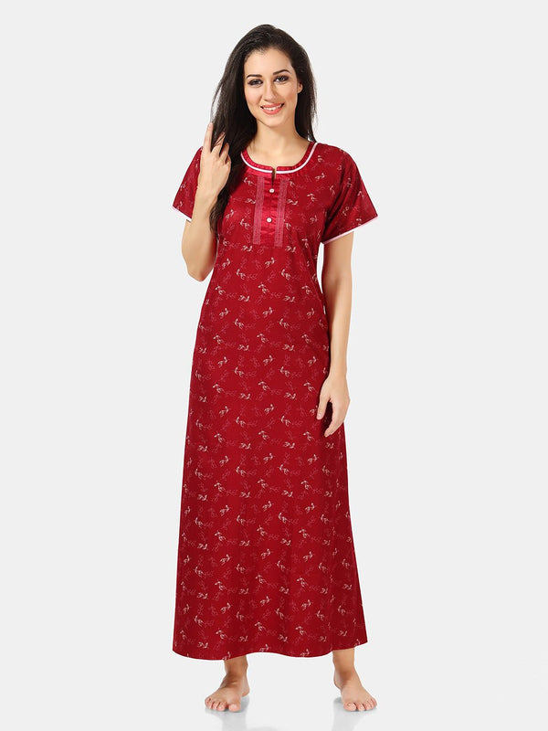 Be You Printed Maxi Nightdress