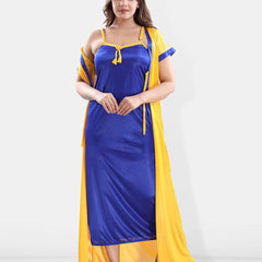 Be You V-Neck Maxi Nightdress With Robe