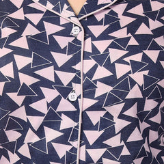 Be You Geometric Printed Night suit
