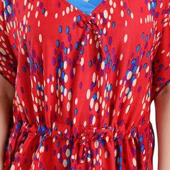 Be You Printed Satin Maxi Kaftan Nightdress