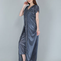 Be You Grey Maxi Nightdress