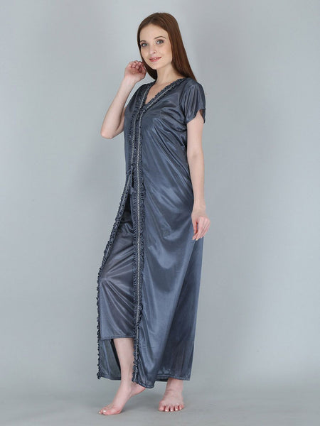 Be You Grey Maxi Nightdress