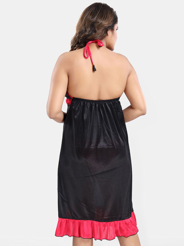 Be You Satin Wrap Nightdress With Robe