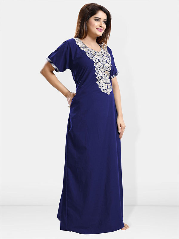 Be You Embroidered Maxi Nightdress
