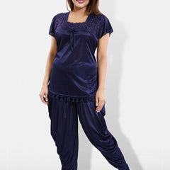 Be You Square Neck Satin Night suit