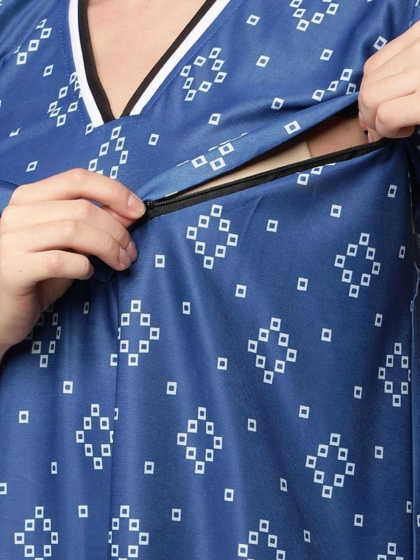 Be You Printed Maxi Nightdress
