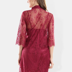 Be You Shoulder Straps Nightdress With Robe