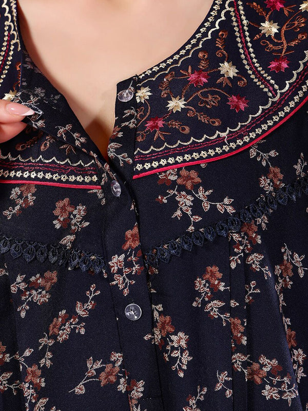 Be You Floral Printed Maxi Nightdress