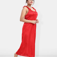 Be You Maxi Satin Wrap Nightdress With Robe