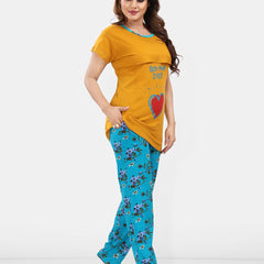 Be You Floral Printed Maternity Night Suit