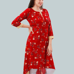 Be You Floral Printed Maternity Kurta