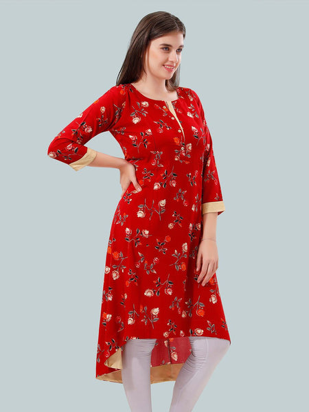 Be You Floral Printed Maternity Kurta