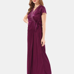 Be You Satin Maxi Nightdress With Robe