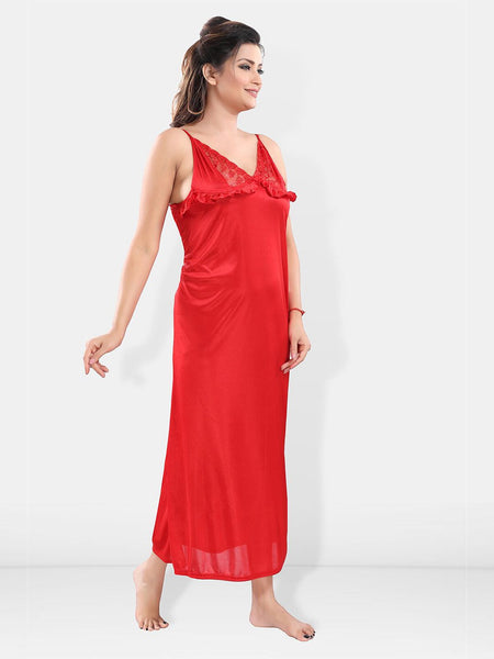Be You Satin Maxi Nightdress With Robe