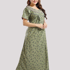 Be You Floral Printed Maxi Nightdress