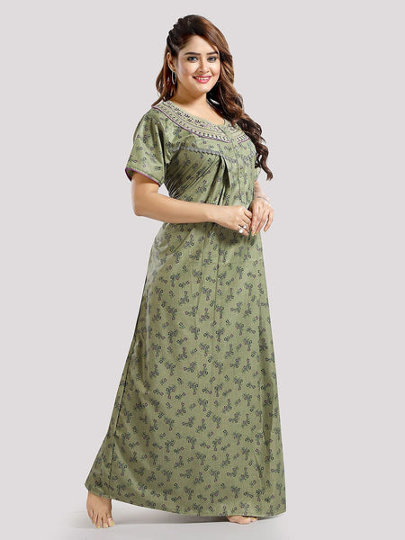 Be You Floral Printed Maxi Nightdress