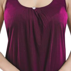Be You Sleeveless Cotton Nightdress