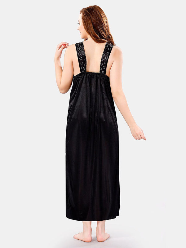 Be You Satin Maxi Nightdress With Robe