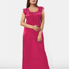 Be You Women Sleeveless Scoop Neck Maxi Nightdress