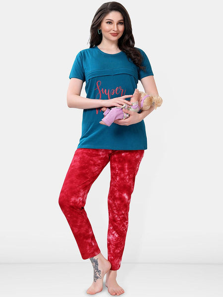 Be You Women Tie and Dye Night suit