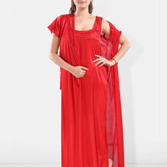 Be You Satin Maxi Nightdress With Robe